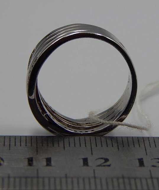 Серебряное кольцо с цирконием (32557889) 3