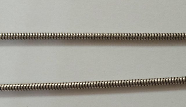 Серебряная цепь с плетением Снейк (31094118) 0