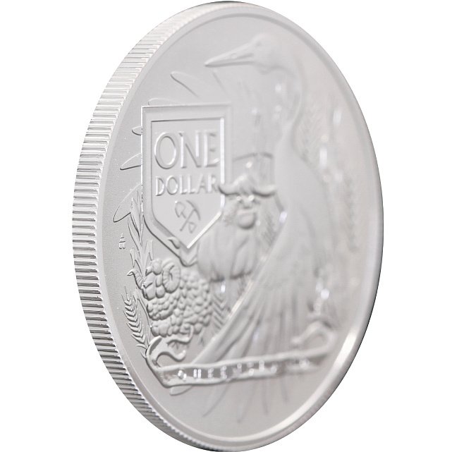 Срібна монета 1oz Герб - Квінсленд 1 долар 2023 Австралія (31564114) 9