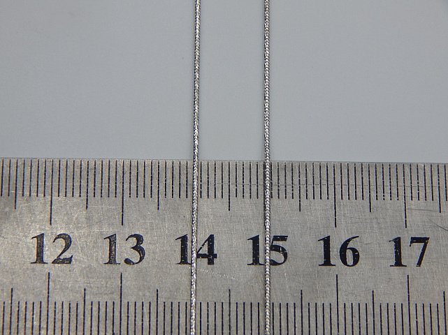 Серебряная цепь с плетением Снейк (33684993) 2