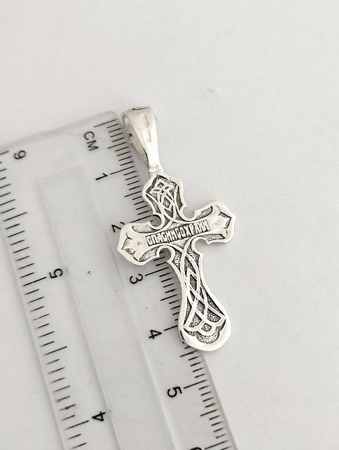 Срібний підвіс-хрест (33545979) 1