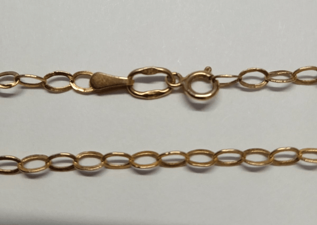 Цепь из желтого золота с плетением Якорное (32655006)  0