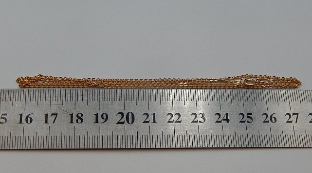 Цепь из желтого золота с плетением Веревочка (31386114) 2