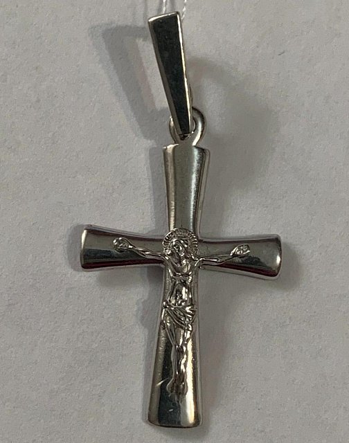 Срібний підвіс-хрест (30109895) 0