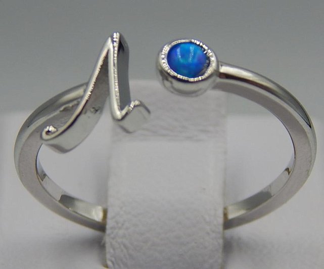 Серебряное кольцо с опалом (33751105) 0