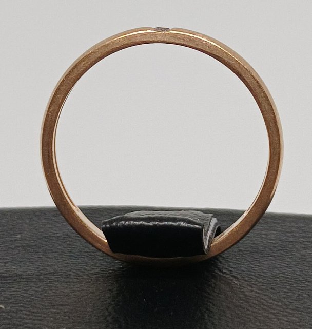 Кольцо из красного золота с цирконием (32827617) 2