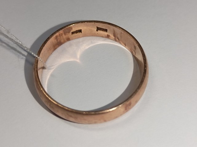 Обручальное кольцо из красного золота (33813795) 1