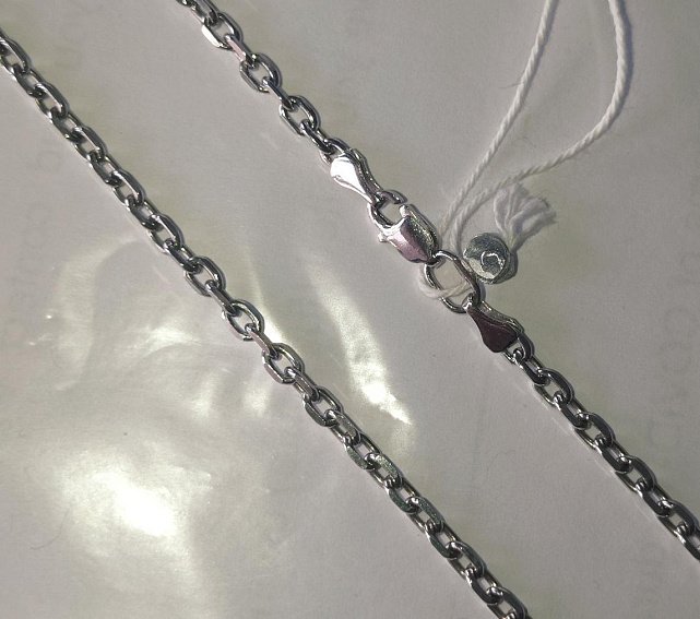 Серебряная цепь с плетением Якорное (28545902) 0