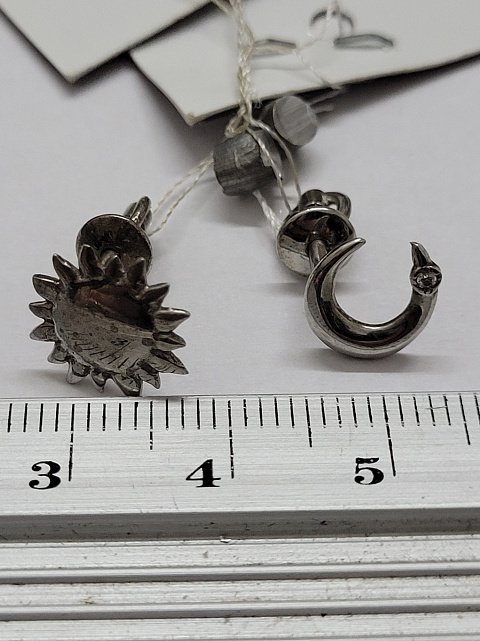 Серебряные серьги с цирконием (30528587) 2