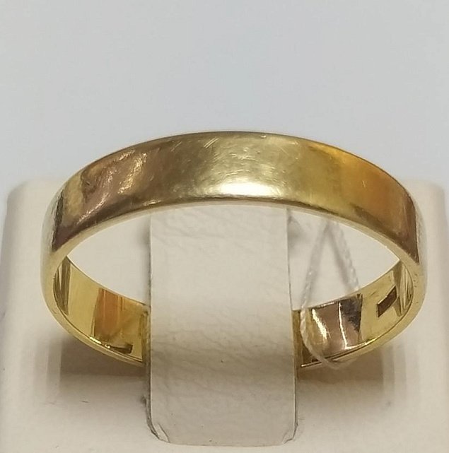 Обручальное кольцо из желтого золота (33697539)  0