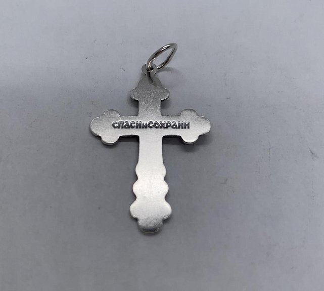 Срібний підвіс-хрест (33349815) 6