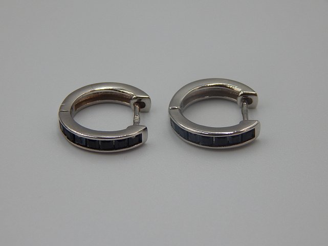 Серебряные серьги с цирконием (31274643) 3