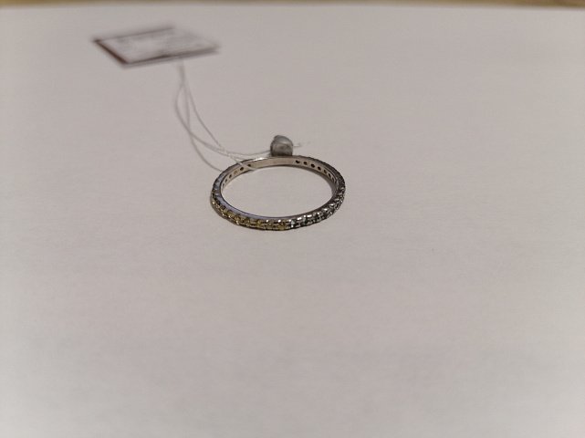 Серебряное кольцо с цирконием (31273985) 2