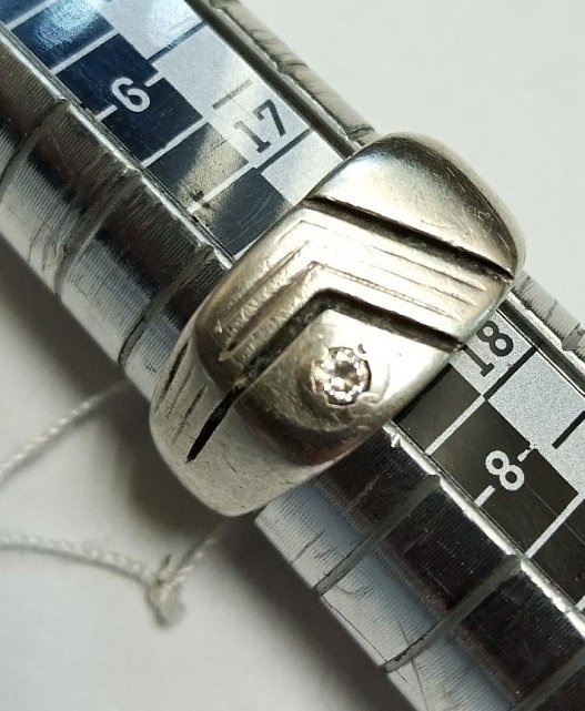 Срібний перстень із цирконієм (33105036) 1
