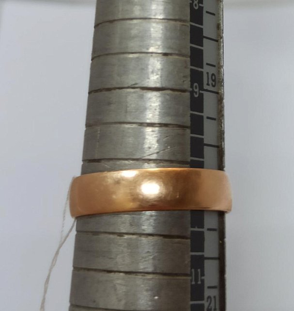 Обручальное кольцо из красного золота (33758946) 2