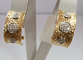картинка Серьги из желтого и белого золота с бриллиантами (8332093) 