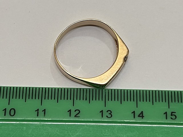 Перстень из красного золота с цирконием (32934063) 2