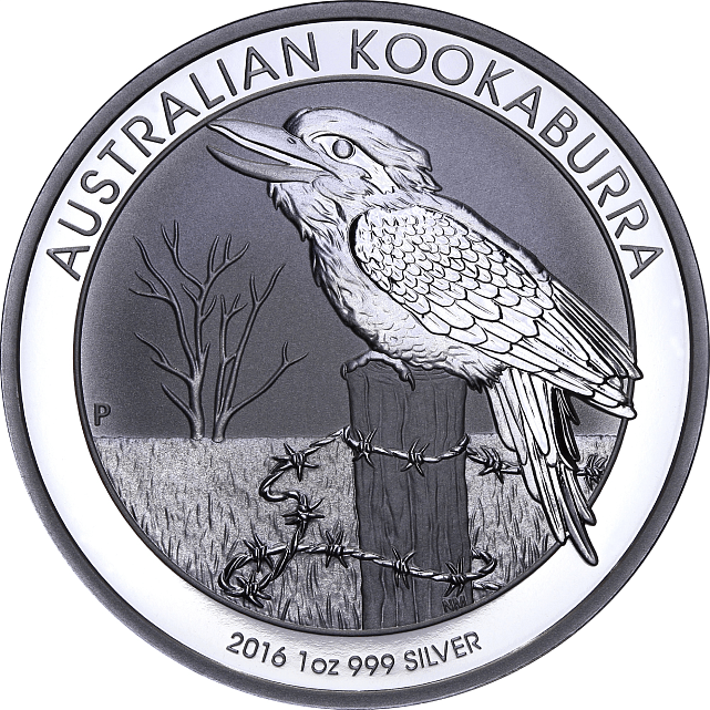 Серебряная монета 1oz Кукабарра 1 доллар 2016 Австралия (29127887) 0