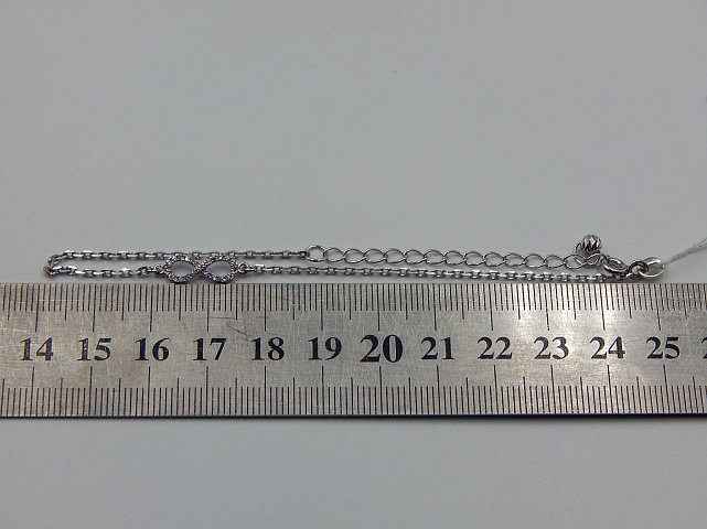 Срібний браслет із цирконієм (31954044) 2