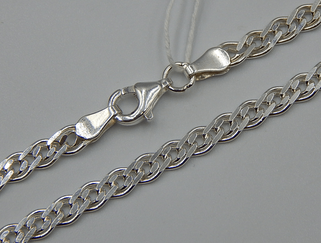 Срібний ланцюг із плетінням Нонна (32236137) 0