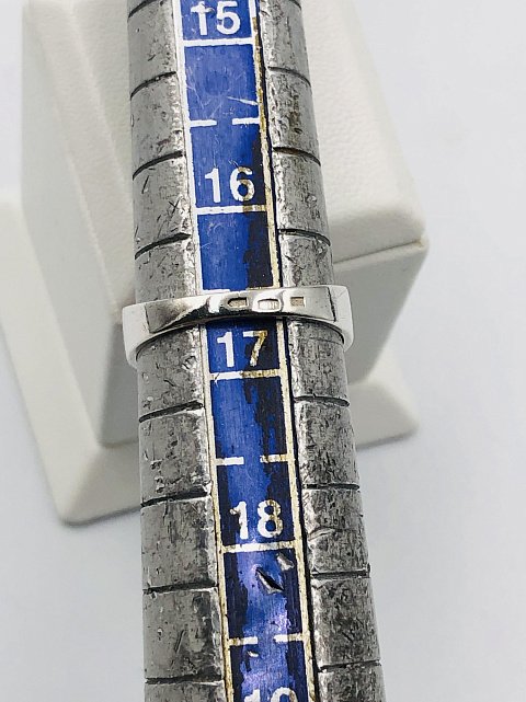 Серебряное кольцо с позолотой и цирконием (33896493) 2