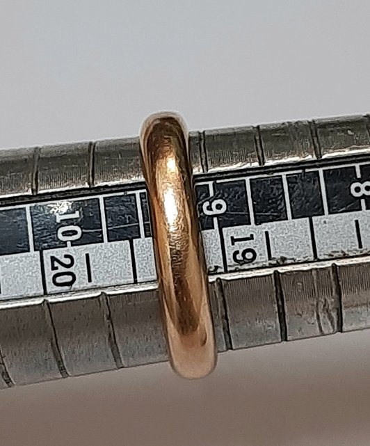 Обручальное кольцо из красного золота (33725930) 3