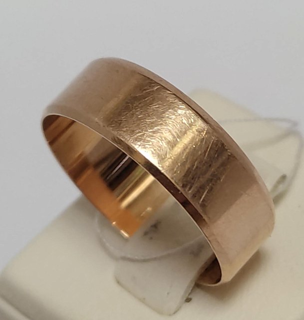 Обручальное кольцо из красного золота (33696306) 1