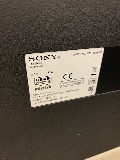 Телевизор Sony KDL-49WE665 2