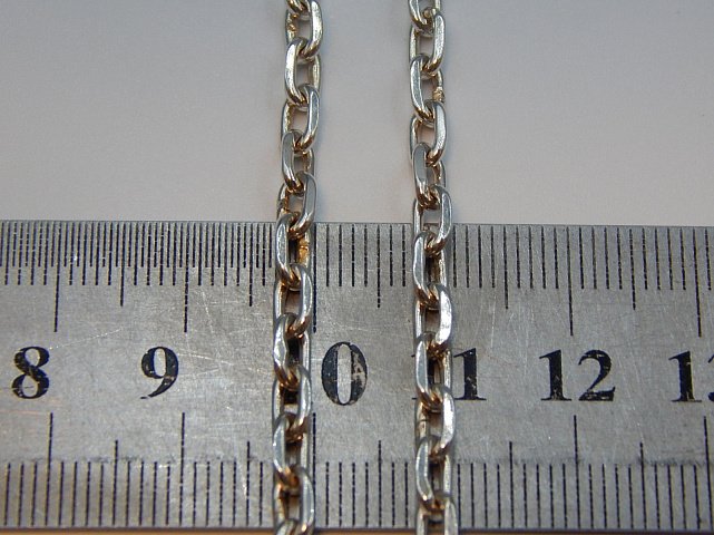 Серебряная цепь с плетением Якорное (32640674) 2