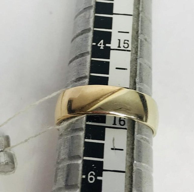 Обручальное кольцо из красного и белого золота с цирконием (29957545) 3