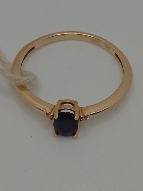 Кольцо из красного золота с цирконием (33065745) 6