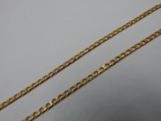 Ланцюг із жовтого золота з плетінням панцирне (28494308) 2