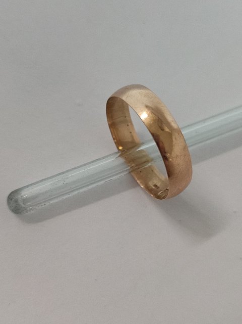 Обручальное кольцо из красного золота (33813727)  1
