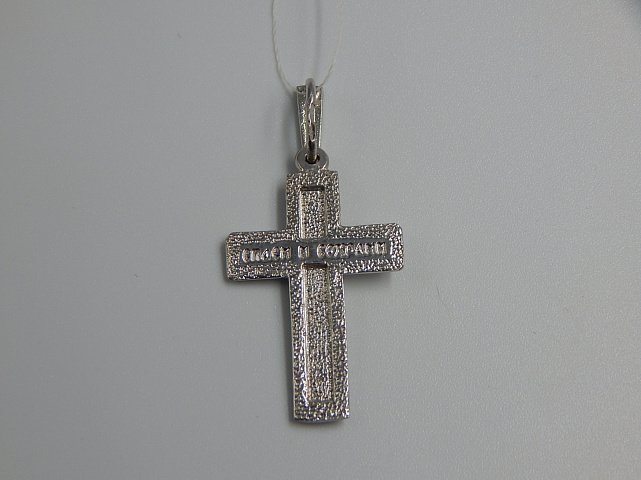 Срібний підвіс-хрест (32484446) 2