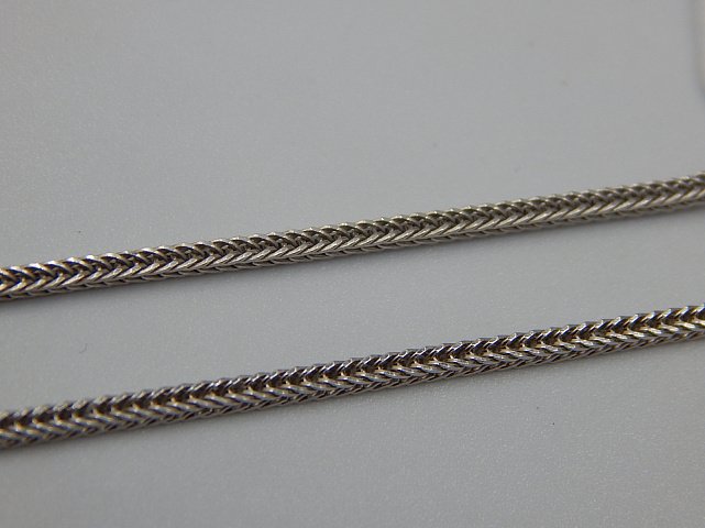 Серебряная цепь с плетением Колосок (30542029) 2