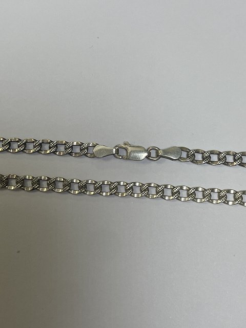 Серебряная цепь с плетением Панцирное (33633256) 1