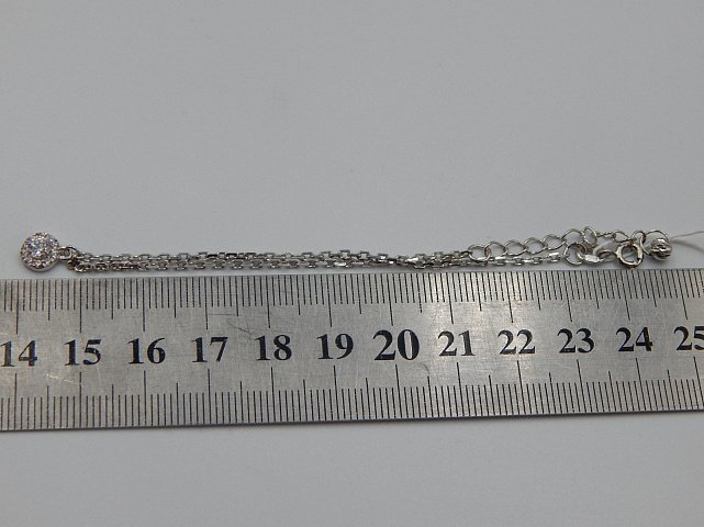 Срібний браслет з підвісом (31476797) 3