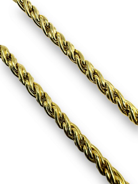 Ланцюжок з жовтого золота з плетінням Колосок (32228163) 3