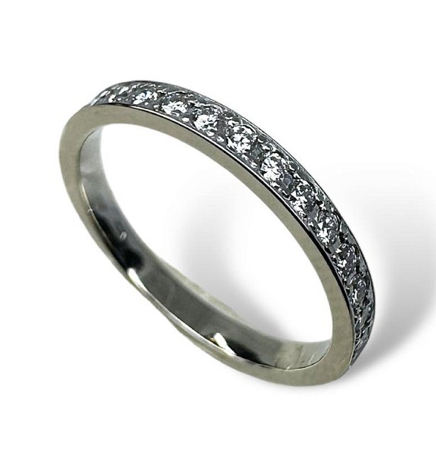 Кольцо из белого золота с бриллиантом (-ми) (33676588)  2