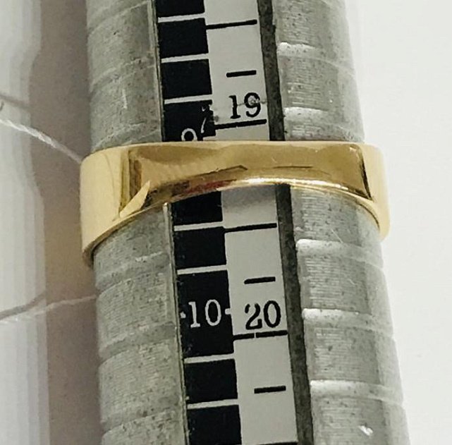 Перстень из красного золота с цирконием (30441266) 3
