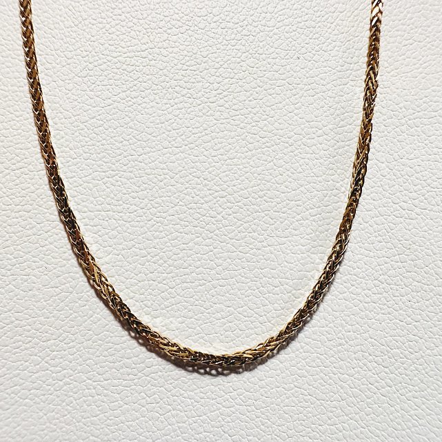 Цепь из красного золота с плетением Колосок (32047237)  6