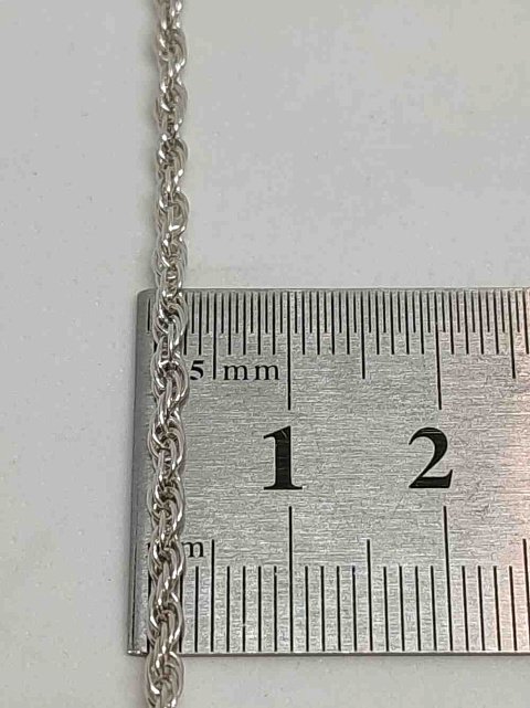 Серебряная цепь с плетением Кордовое (28266241) 3
