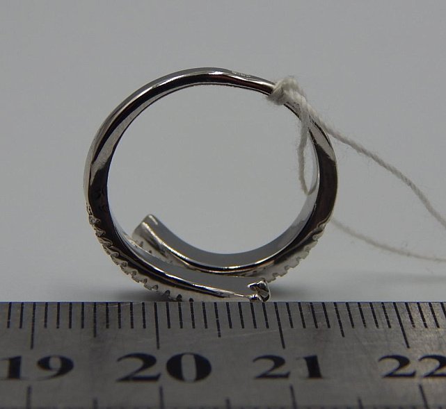 Срібна каблучка з цирконієм (33071902) 3