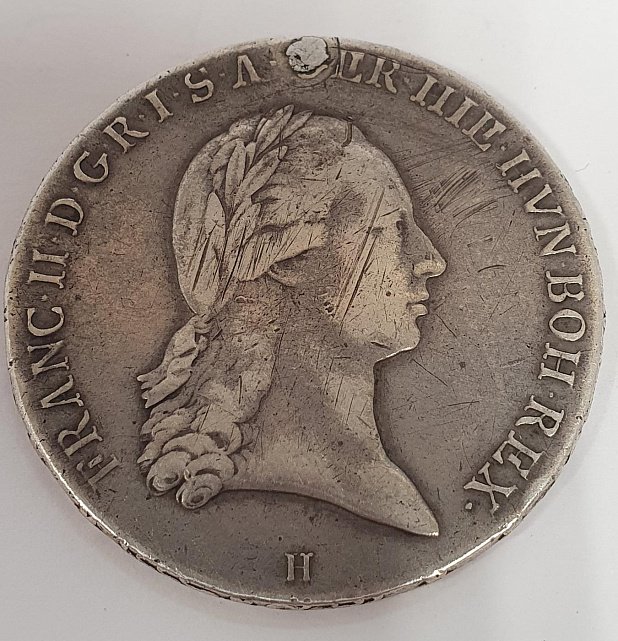 Срібна монета 1 кроненталер 1795 Австрійські Нідерланди (33608003) 0
