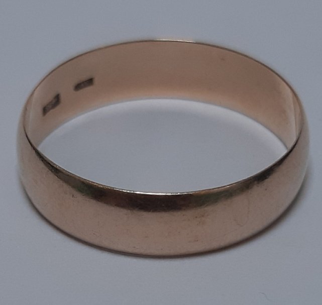 Обручальное кольцо из красного золота (32321628)  4