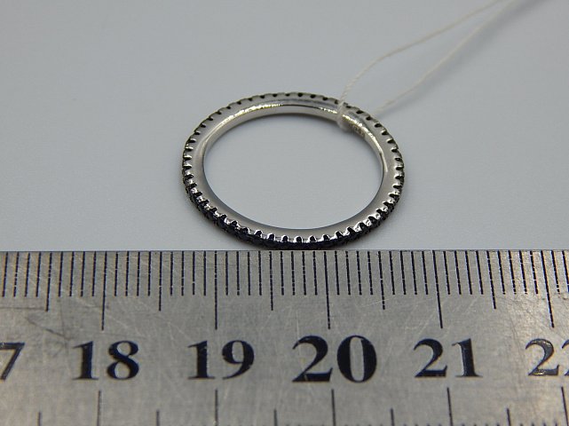 Серебряное кольцо с цирконием (31277568) 3