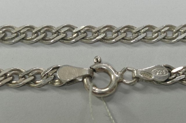 Серебряная цепь с плетением Нонна (33731404) 1