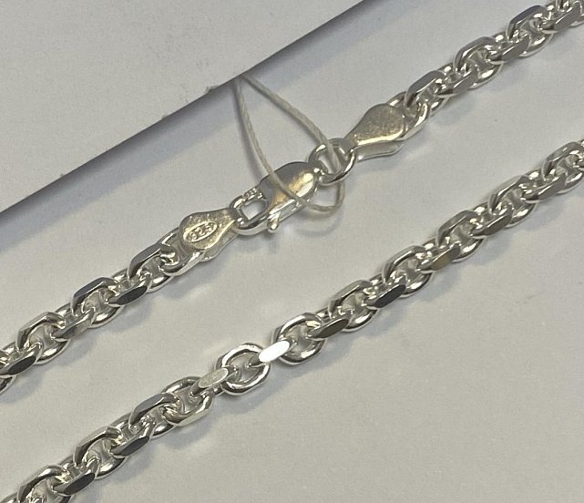 Серебряная цепь с плетением Якорное (33453919) 0