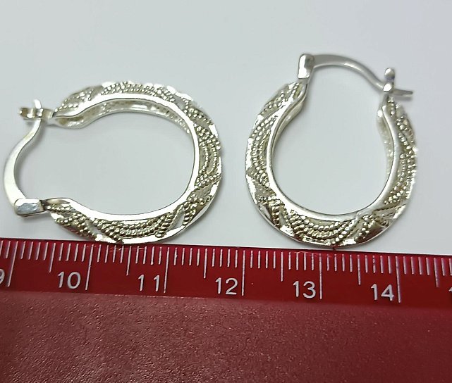Срібні сережки (33807811) 2
