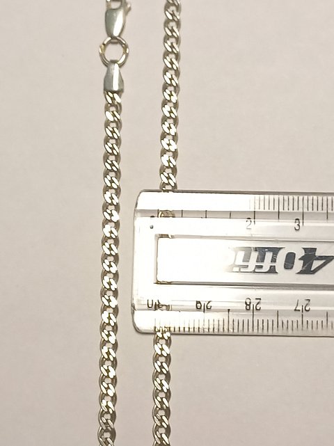 Серебряная цепь с плетением Нонна (33805914) 2